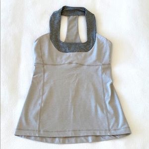 Lululemon Scoop Neck Tank Top Grey Size 6